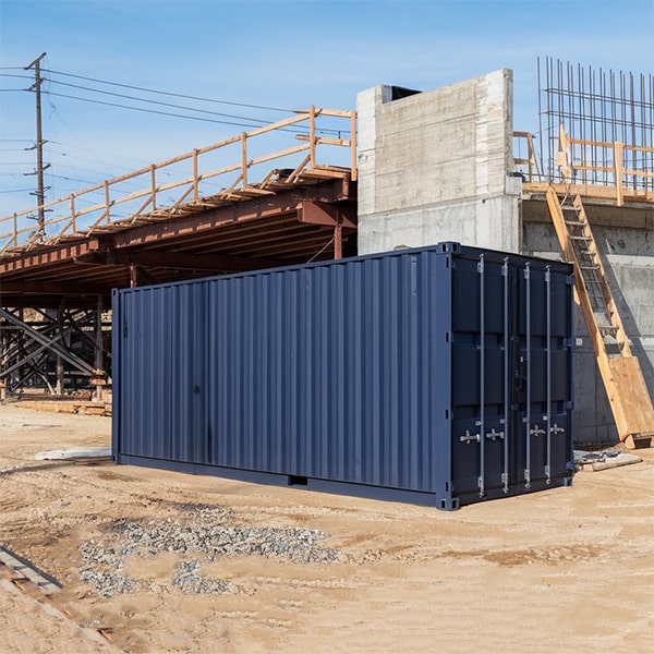 our construction site storage containers come in various sizes to accommodate different storage needs on construction sites